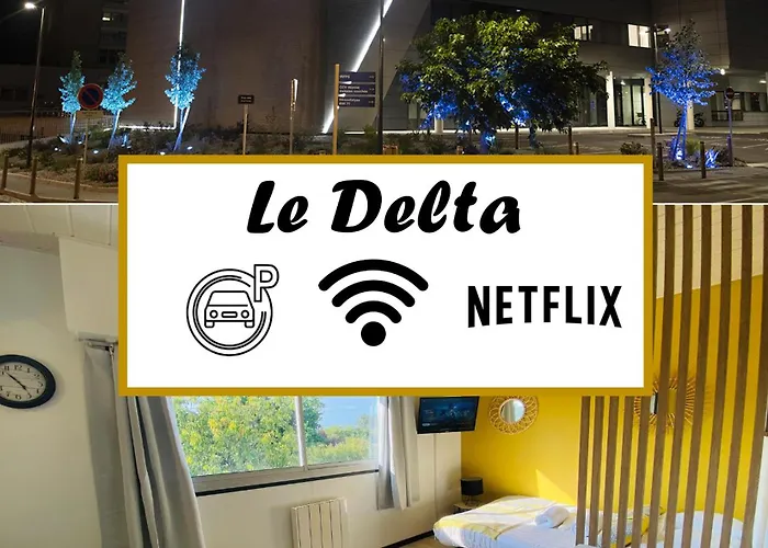 Le Delta - Centre Chu - Parking Prive - Netflix