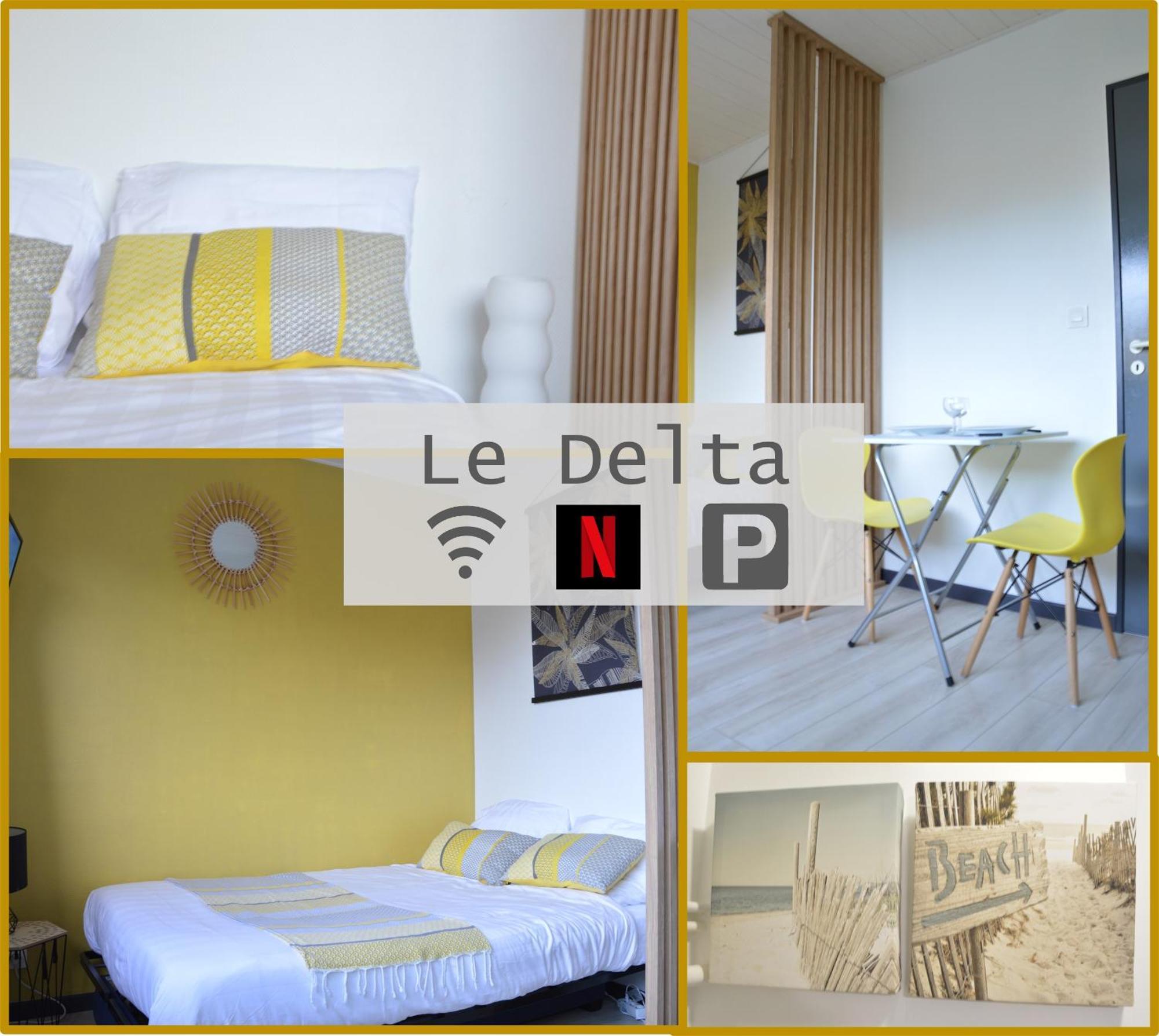 Appartement Le Delta - Centre Chu - Parking Prive - Netflix